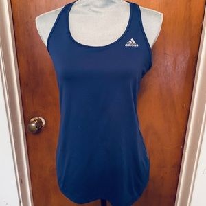 Adidas periwinkle workout tank